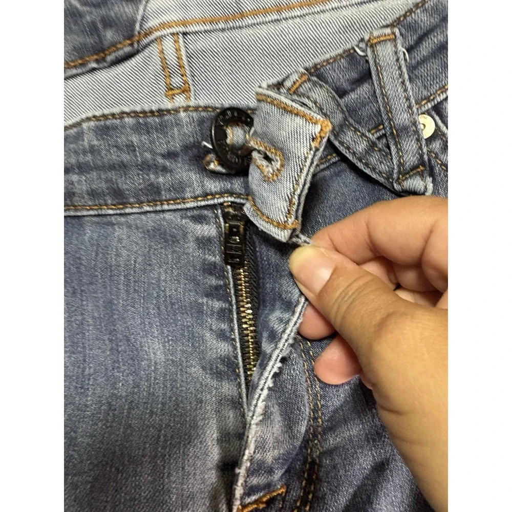 Volcom Solver Modern Straight Jean Men 32 Blue Denim Skater Y2K